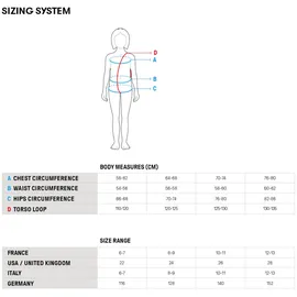 Arena Mädchen Wettkampf Schwimmanzug Powerskin ST Next OB Junior rot 140