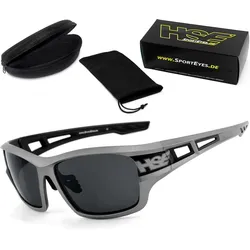 Sportbrille | 2095gm | smoke | Steinschlagbeständig | beschlagfrei grau No Size