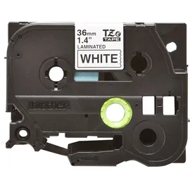 Brother TZe-261 36mm weiß auf schwarz
