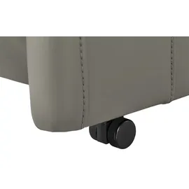 Hukla Fernsehsessel Dean Leder 70 x 109 x 88 cm Grau elektrisch