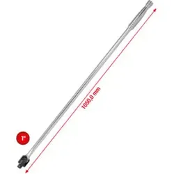 KS Tools 1" CHROMEplus Gelenk-Steckgriff, 1050mm