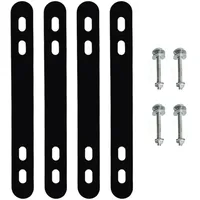 GREATRICH Fahrradkorb Halterung Vorne, Fahrrad Korb Adapter aus robustem Stahl, Universelle Fahrradkorb Befestigung für E-Bikes, Cityräder und Mountainbikes, Einfache Montage, Langlebige, Schwarz