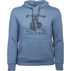 UNCLE SAM Bekleidung Uncle Sam Scuba Hoody BLAU|BLAU 2XL