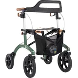 SALJOL Allround Rollator mit Vollausstattung Sitzhöhe 54 cm Grau