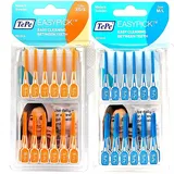 TePe Easy Pick M/L Blau 60 Stück und TePe XS/ S Orange 60 St.  Interdentalbürste