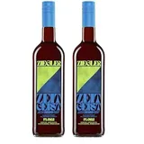 Ziegler Zeitgeist Zero Flora | Kirsche. Apfelblüte. Stachelbeere. Ringelblume.| Vegan| 0% Vol. | 750 ml (Packung mit 2)