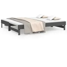 vidaXL Tagesbett 100 x 200 cm Grau