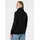 Ragwear Sweatjacke "RONETTE A", Damen, Gr. L, schwarz, angeraute Sweatware, Obermaterial: 70% Baumwolle, 30% Polyester, unifarben, normal, Rundhals, Sweatjacken Sweatjacke, Baumwollmischung mit Marken-Stickerei