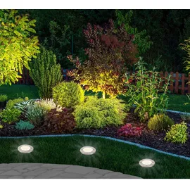 NÄVE LED Solar Erdspieße Kian stahlgrau 6er-Set