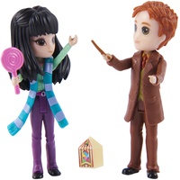Wizarding World | Freundschafts-Set mit George Weasley und Cho Chang | Puppen 7,5 cm | 2 Zubehörteile | Spielzeug für Kinder ab 6 Jahren, 6064901