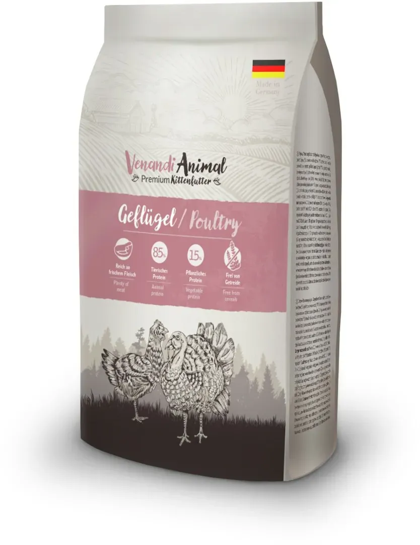 VenandiAnimal Kitten Katzentrockenfutter 1,5 Kilogramm