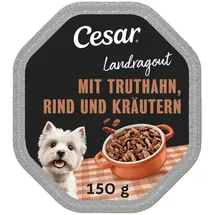 Cesar Hundefutter Landküche Pute & Rind 14 x 150 g