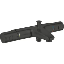 GROHE Precision Start Thermostat-Wannenbatterie 1/2, Badarmaturen, matt schwarz