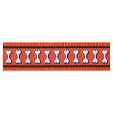 Red Dingo Hundeleine RD Leine 20 mm x 2 m - Bones Rfx- Orange, (Packung)