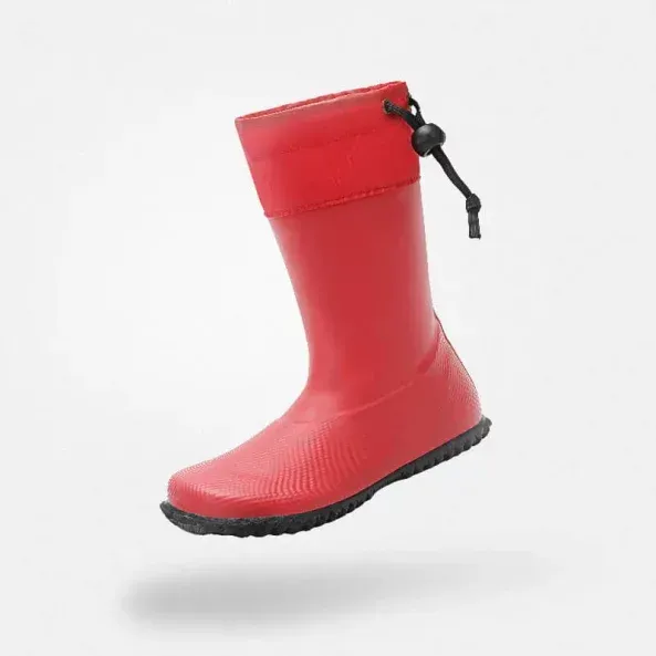 Saguaro Kinder Barfuß-Gummistiefel Brisk I - rot 31