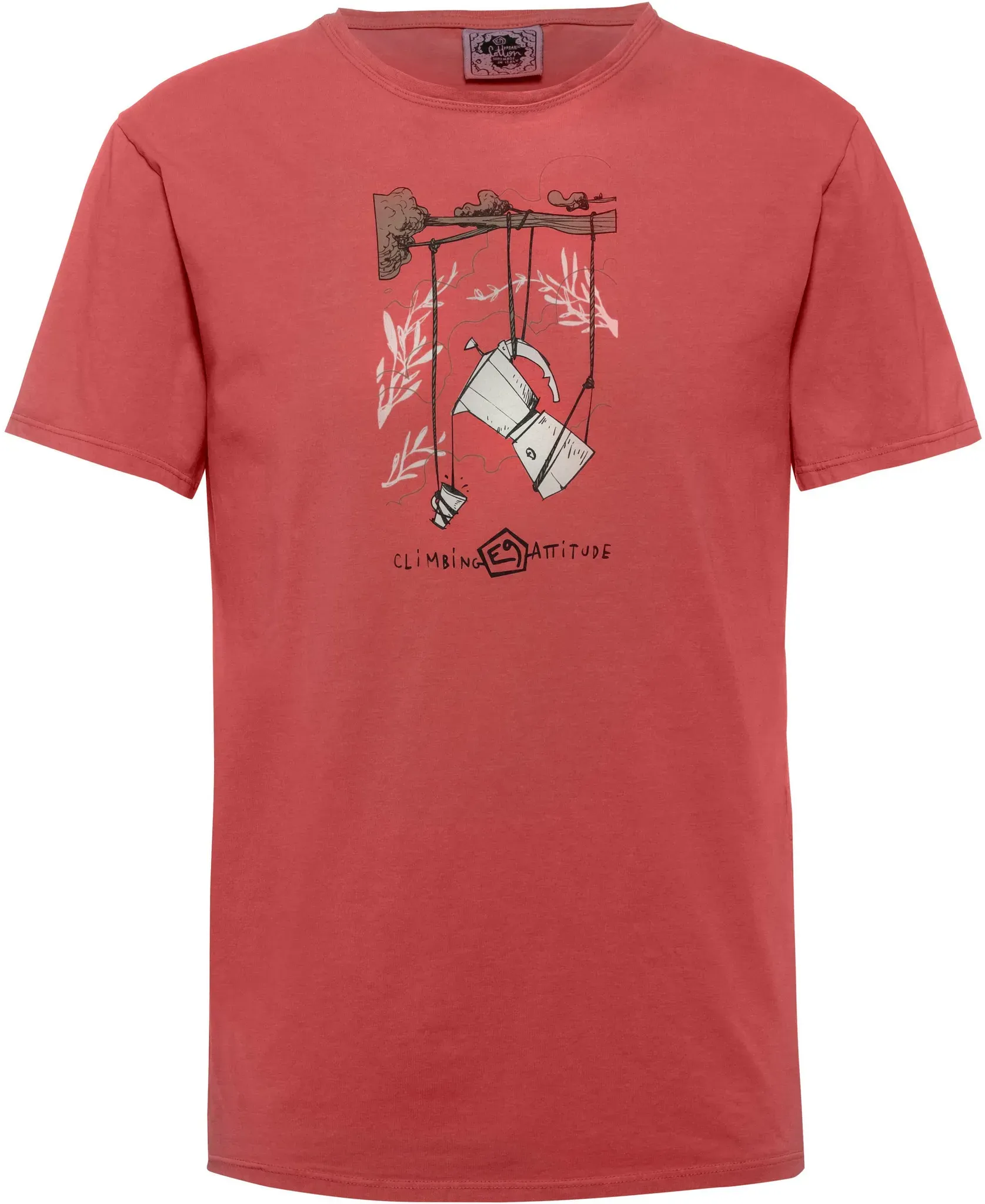 E9 BOND Klettershirt Herren in paprika, Größe L - rot