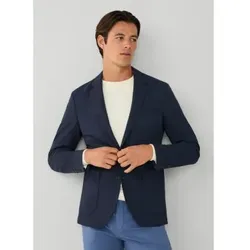Hackett London für Herren. HM443343 Americana Textur navy (42/32), Lässig, Klassisch, Polyamid, Langarm, Nachhaltig, Marine