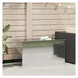 vidaXL Außenlagerbox Silber 100 x 50,5 x 50 cm