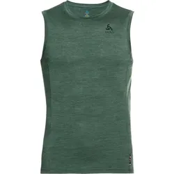 ODLO Herren Funktionsunterhemd Ärmellos, climbing ivy, S
