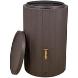 Garantia »TIMBER« Regenspeicher Komplett-Set 230 l braun, - braun