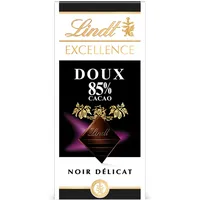 Lindt EXCELLENCE 85 % Kakao - Milde Edelbitter-Schokolade | 100 g Tafel | Extra milde Bitter-Schokolade | Intensiver Kakao-Geschmack | Dunkle, Vegane Schokoladengeschenk | 100g (1er Pack)
