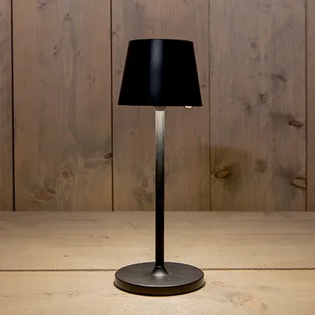 Solar Lampe 11x31cm schwarz