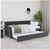 Home Affaire Ausziehbett »Kempton, Polster - Daybed, Gästebett, amerikanischer Stil«, grau