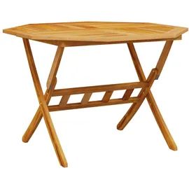vidaXL Gartentisch Klappbar Ø 110 x 75 cm Massivholz Akazie