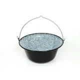 su-deco Gulaschkessel 4 Liter Granit/Schwarz