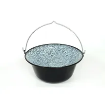 su-deco Gulaschkessel 4 Liter Granit/Schwarz
