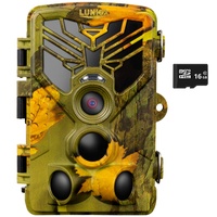 Wildkamera LUNIOX VC24, Fotofalle 24MP + HD Video, inkl. 16GB SD Karte