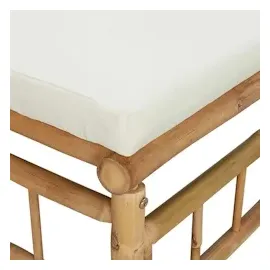 vidaXL Gartenhocker 65 x 30 x 30 cm cremeweiß 5 St.