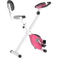 Homcom Fahrradtrainer mit Magnetwiderstand rosa/weiß