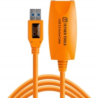 Tether Tools TetherPro USB 3.0 Active Extension Cable Aktives USB-Verlängerungskabel - 4,9 Meter Länge (orange)