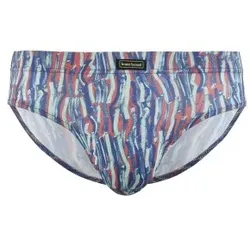 Bruno Banani Sportslip Dance Blau Muster Polyester Small Herren