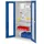 Kappes Magazinschrank Stahlblech 1.950 x 1.000 x 410 mm lichtgrau/enzianblau
