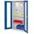 Kappes Magazinschrank Stahlblech 1.950 x 1.000 x 410 mm lichtgrau/enzianblau