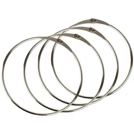 BigDean 4x Warenring Schlüsselring 150mm Ring mit Schnellverschluss