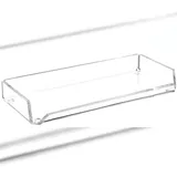Maul 19560 05 Acryl Stifteschale - 1 Fach, 220 x 30 x 100 mm, glasklar