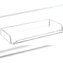 Maul 19560 05 Acryl Stifteschale - 1 Fach, 220 x 30 x 100 mm, glasklar