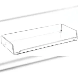 Maul 19560 05 Acryl Stifteschale - 1 Fach, 220 x 30 x 100 mm, glasklar
