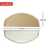 Floordirekt Sisal Stufenmatte Pearl 15 x 30 cm Beige