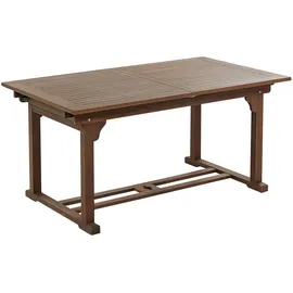 Beliani Gartenmöbel-Set, Dunkelbraun Grau Holz... 6-Sitzer, Loungemöbel, Loungemöbel-Sets