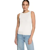 Zero Stricktop Damen ohne Arm Weiß 42