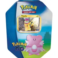 Pokémon TCG: Pokémon Go Tin – Blissey (2 Folienkarten und 4 Booster-Packs)