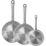 Wellhome Pfannen-Set 3-tlg. 22 cm + 26 cm + 28 cm