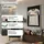 K-Möbel Bilderrahmen Modern Silber 60x80 cm 3er Set