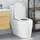 vidaXL Toilettensitz Duroplast Weiß