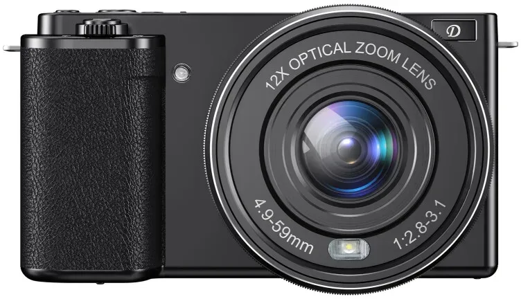 Komery W6 Kamera für Fotografie, 12X optischer Zoom, 4K Digitalkamera mit WLAN, 64MP Vlogging-Kamera für YouTube