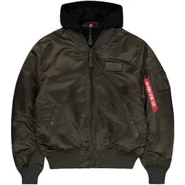 Alpha Industries Ma-1 D-tec schwarz XS